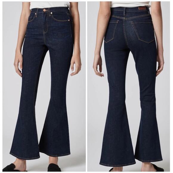 Blank NYC The Waverly High Rise Flare Dark Wash Jean 27 - Picture 11 of 11